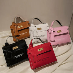 Small Square Messenger Bag Y2k Shoulder Handbag