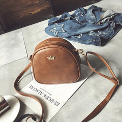 Women Shoulder Bag Handbag Phone Purse Crown Crossbody Bag