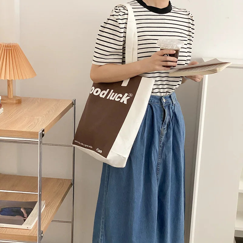Women's Oxford Shoulder Bag Large Capacity Tote Handbag
