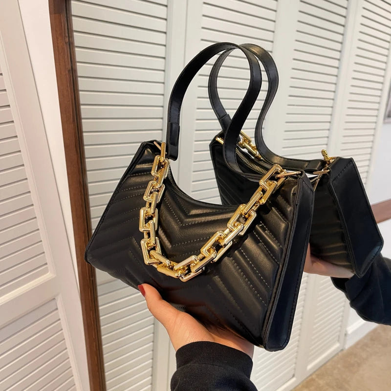 Retro Women's Shoulder Bag Chain Handbags