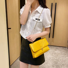 Sheepskin Pattern Shoulder Messenger Ladies Handbag