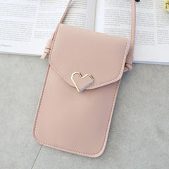 Women's Touch Screen Cell Phone Purse Shoulder Bag, PU Leather Crossbody Handbag
