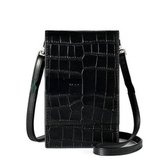 Women's PU Leather Crossbody Bags Phone Flap Ladies Shopper Bags