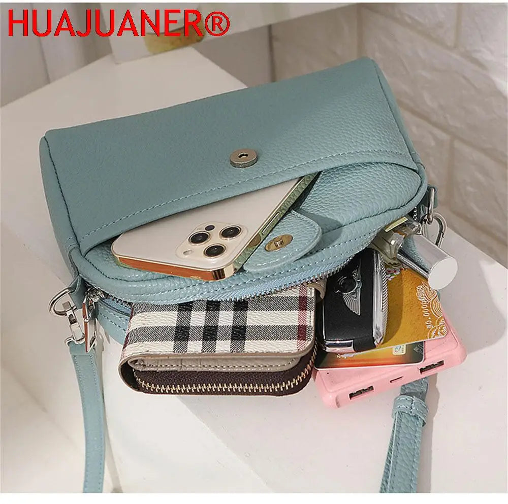 Leather Crossbody Bags for Women Handbags Purses Shoulder Bags