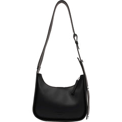 Versatile Women's Retro Shoulder Bag with Wide Strap