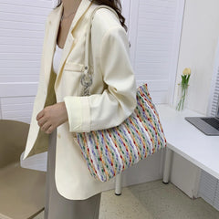 Women's Shoulder Bag Reusable Shopping Tote Handbag