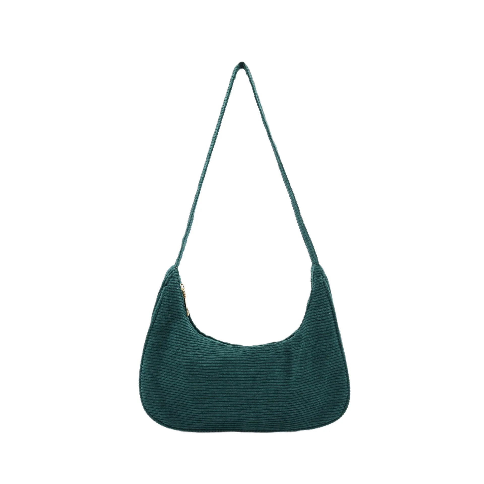 Corduroy Shoulder Bag Autumn Winter Style Women's Underarm Bag