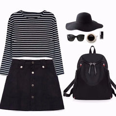 Women's Large Backpack Bag - Mochila Bolsa