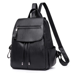 Women's Leather Backpack Pu Leather Bag Mochila Bolsa