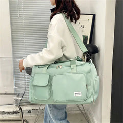 Oxford Crossbody Bag Travel Luggage for Men Women Q58