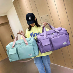 Oxford Crossbody Bag Travel Luggage for Men Women Q58