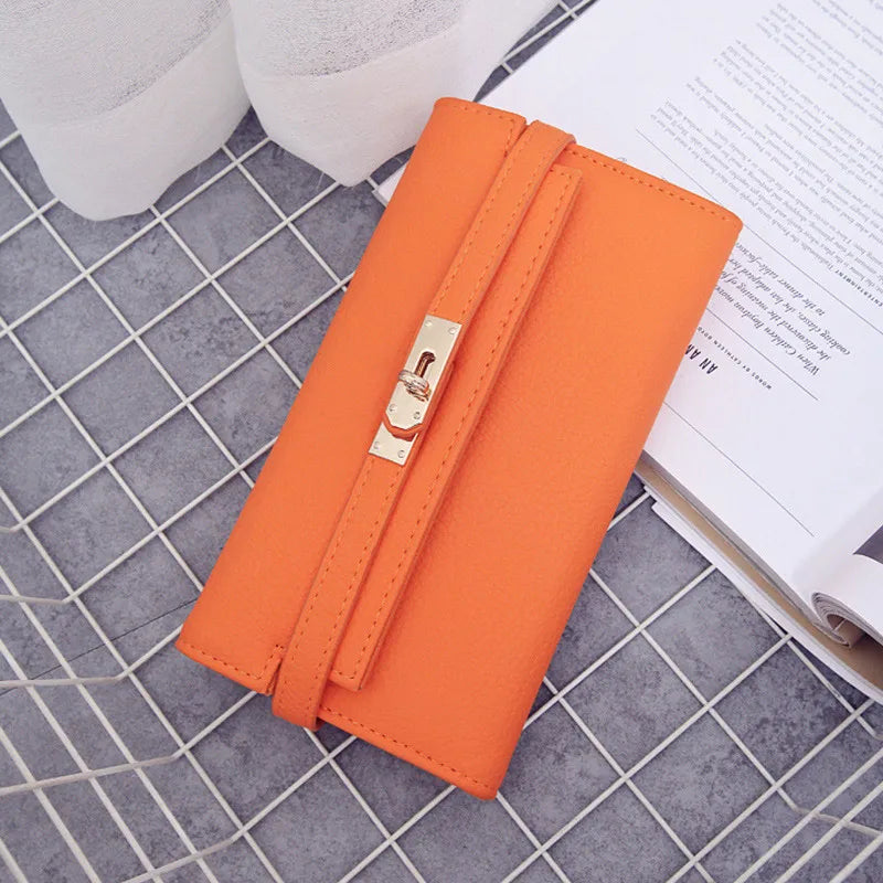 Women's Long Wallet Clutch with Cell Phone Pocket