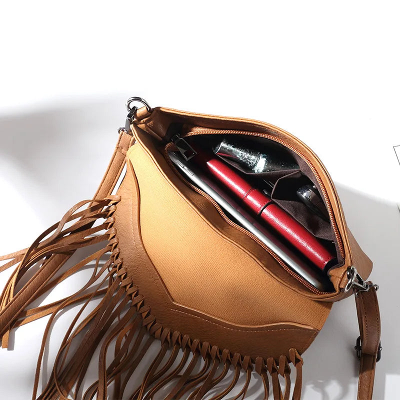 Envelope Tassel Crossbody Bag for Women