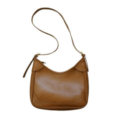 Retro PU Leather Saddle Bag Shoulder Messenger Armpit Bag