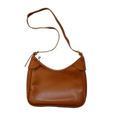 Retro PU Leather Saddle Bag Shoulder Messenger Armpit Bag