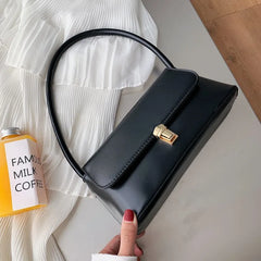 Women's PU Leather Handbag Retro Small Square Bag