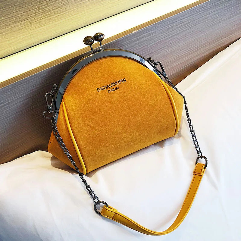 Women's Crossbody Shoulder Bag Chain Handbag PU Leather