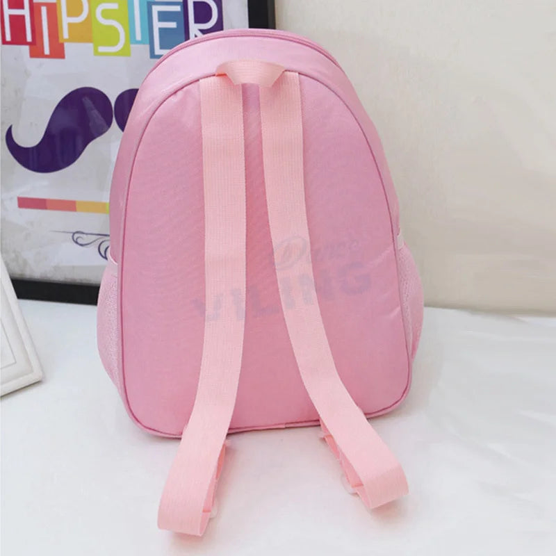 Red Ballet Dance Bag Water-Proof Fabric Dancer's Handbag for Girls Women