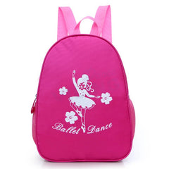 Red Ballet Dance Bag for Girls Women Embroidered Clutch Backpack