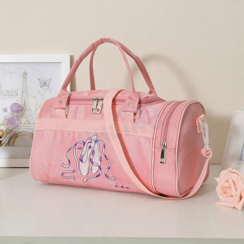 Ballet Dance Bag Single Shoulder Totes For Girls Women Dancer Embroidered Clutch