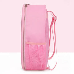 Pink Ballet Dance Backpack Embroidered Gym Bag