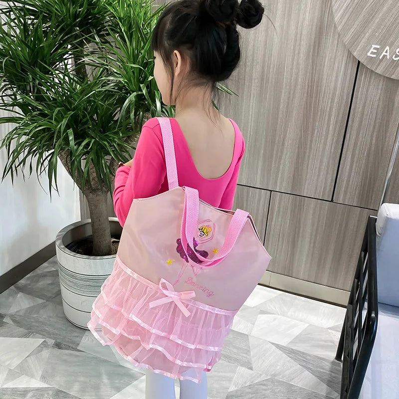 Ballet Dance Bags for Girls Backpack Large Capacity Waterproof Nylon Backpacks