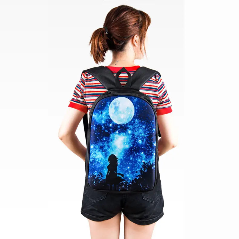 Ballet Dancer Backpack Teenager School Bag Kids Shoulder Bag