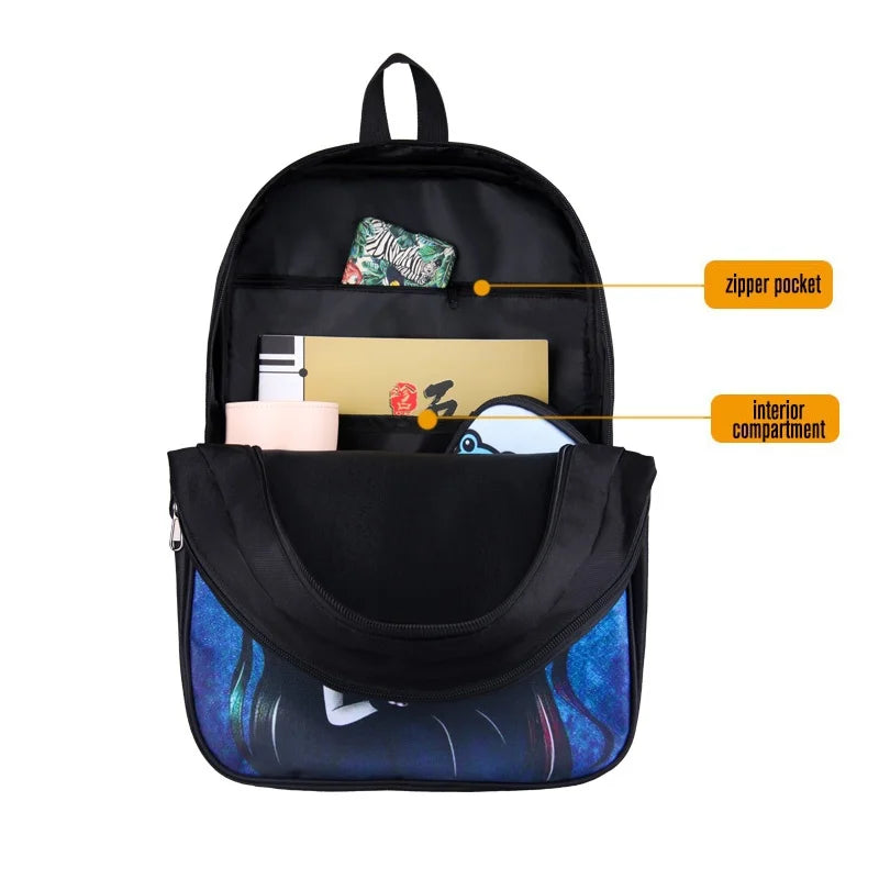 Ballet Dancer Backpack Teenager School Bag Kids Shoulder Bag