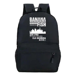 Banana Fish Anime Cartoon Unisex Travel Backpack Waterproof Oxford