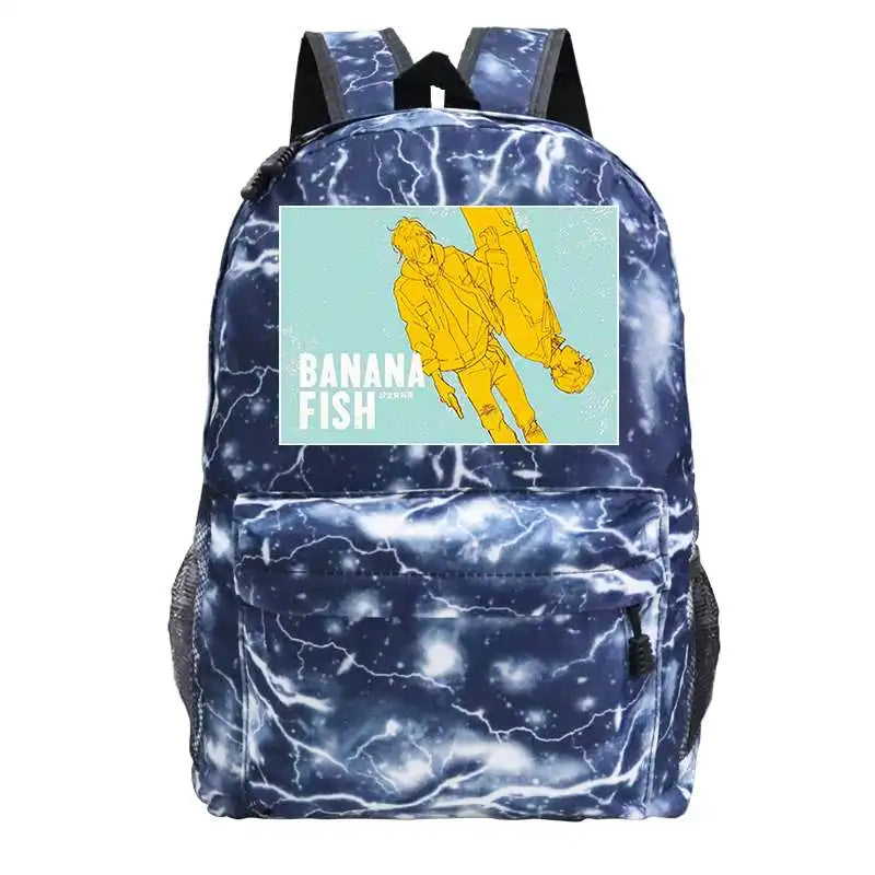 Banana Fish Anime Backpack Teenage Girl Shoulder Bag Waterproof School