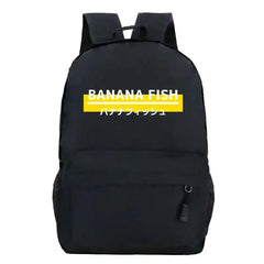 Banana Fish Women Backpack Waterproof Nylon School Backpack