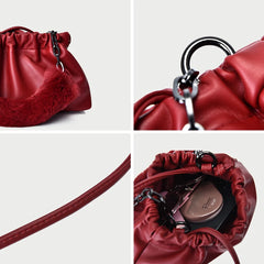 Women Dumplings Handbags Retro Chains Female Crossbody Shoulder Bag Tide Handbag
