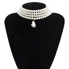 Baroque Abnormity Pearl Necklace European American Style