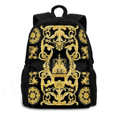 Baroque Prints Greek Ornament Goldenmeander Meandros Vintage Travel Laptop
