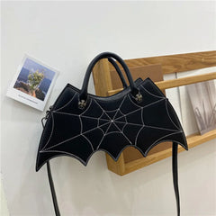 Bat Handbag Women Crossbody Satchels Halloween Style Girl