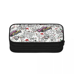 Battle Cats Pen Box Student School Anime Zipper Pen Bag