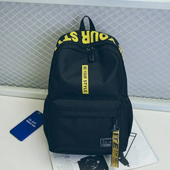 Hip Hop Backpack Harajuku Canvas Laptop College Bag