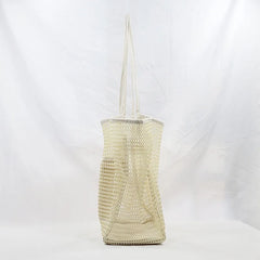 Large Beach Bag for Women Shopper Tote Pool Travel Lightweight Net Shoulder Bag