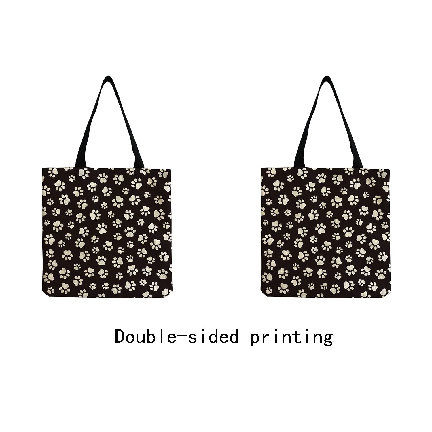 Cats Print Beach Tote Bag Eco-Friendly Travel Shopper Bag