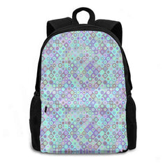 Seamless Patterns Bag Backpack Men Women Girls Teenage Seamless Floral