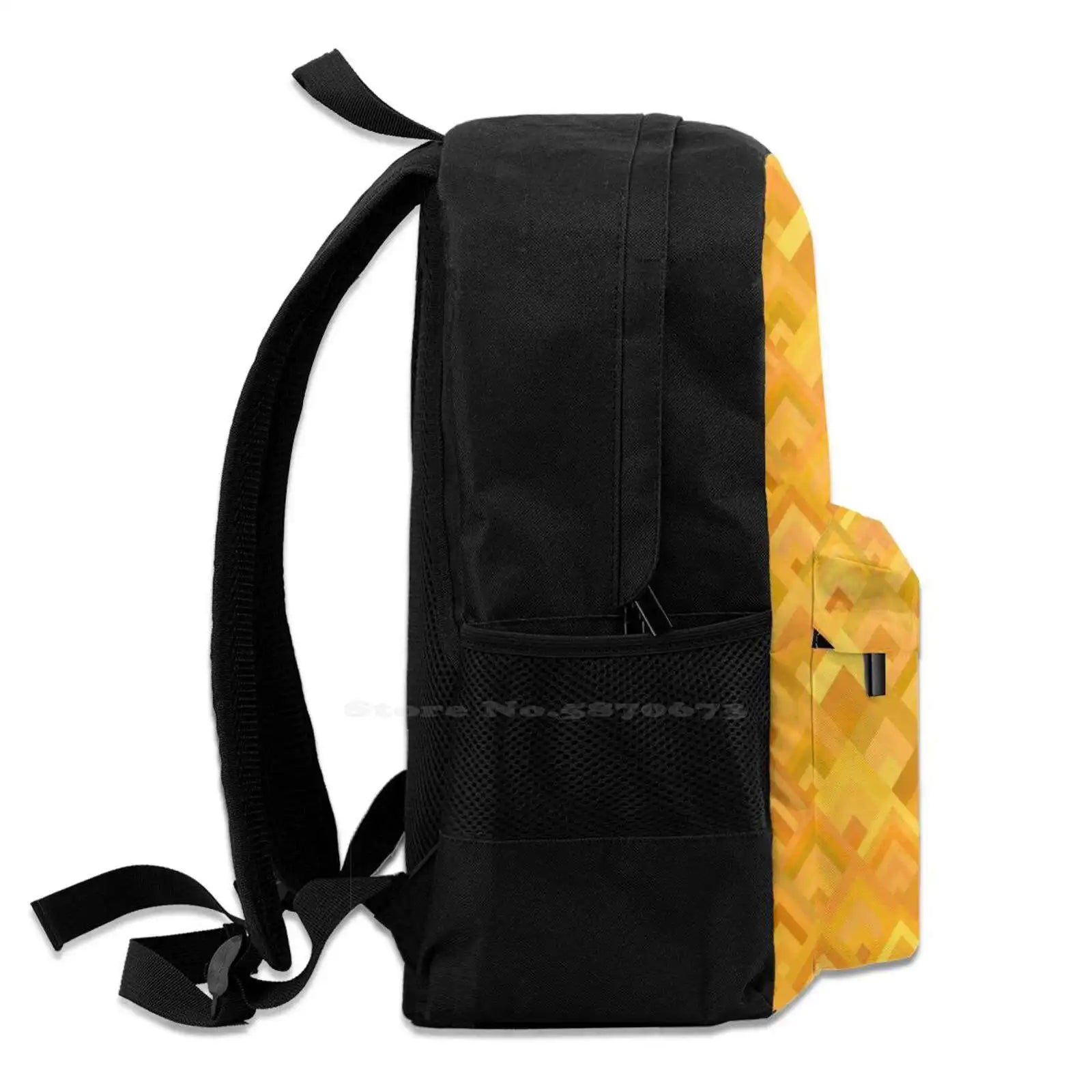 Floral Seamless Patterns Laptop School Bag for Teenage Girls