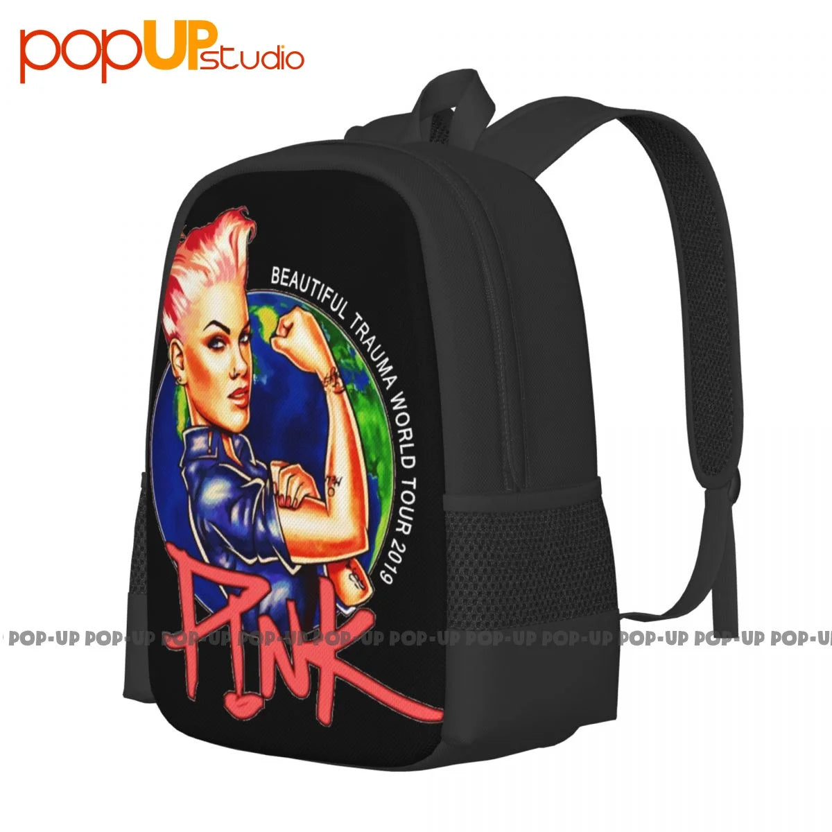 Trauma World Tour 2019 Rosie The Riveter Backpack