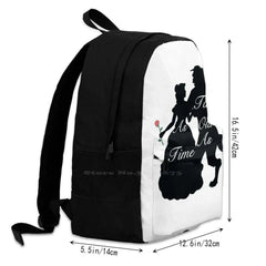 Beauty And Beast Bag Backpack For Men Women Girls Teenage Film Movie