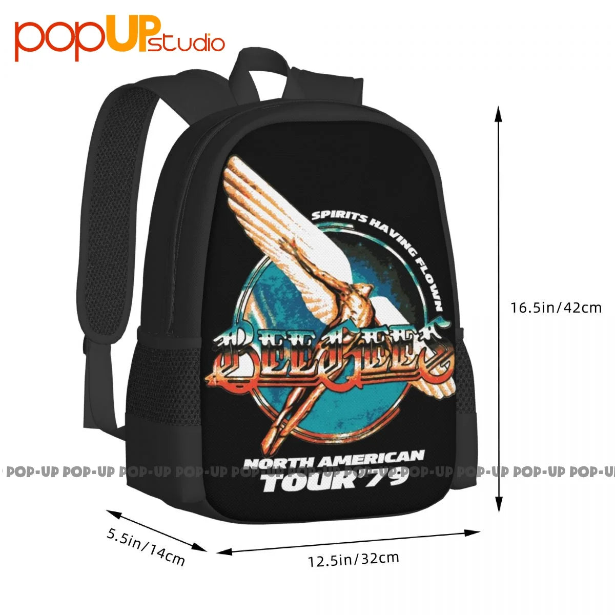 Bee Gees World Tour 1979 Large Capacity Travel Bag