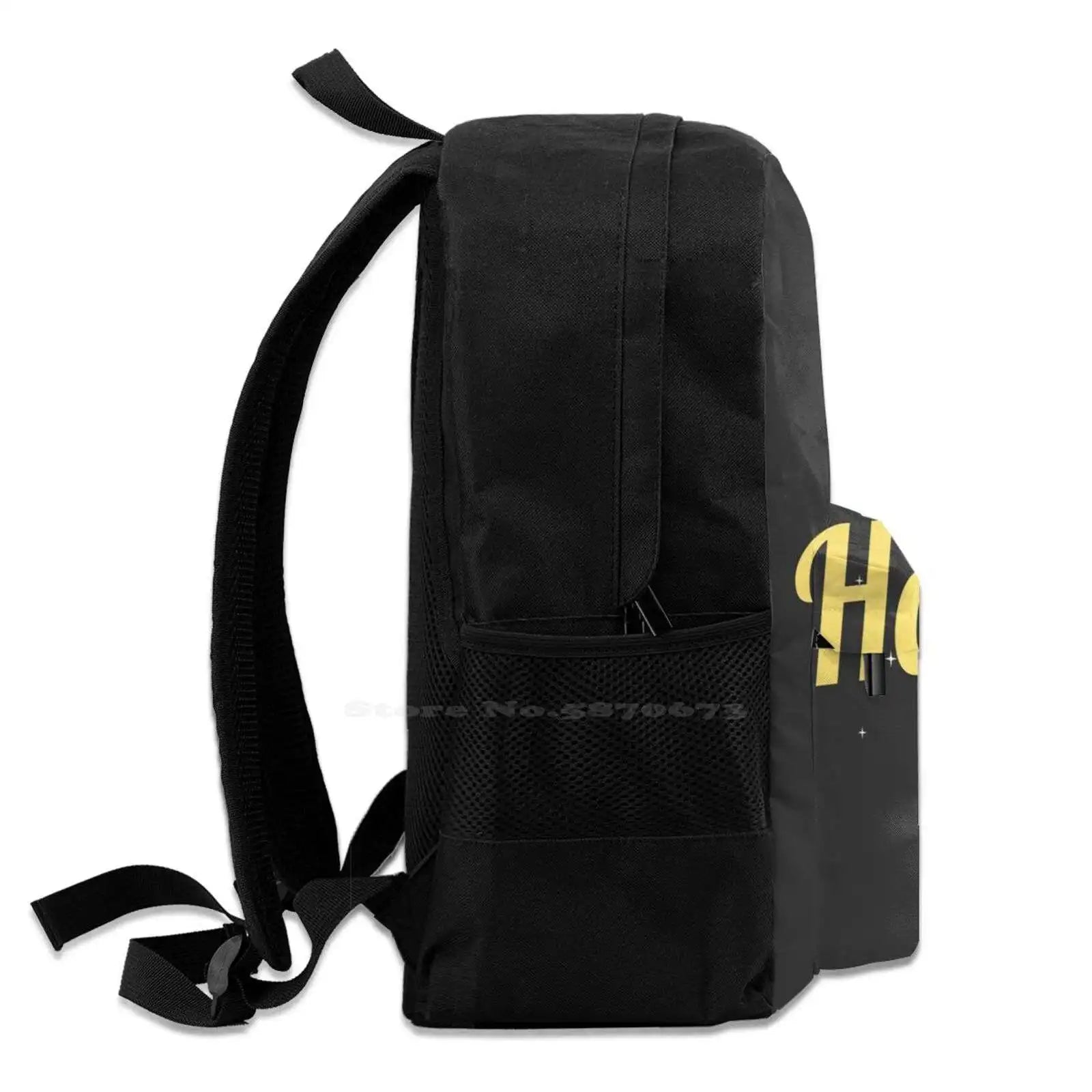 Bee Happy Teen College Student Backpack Laptop Travel Bags