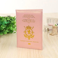 Belgium Versatile Travel Passport Holder Durable Passport Wallet