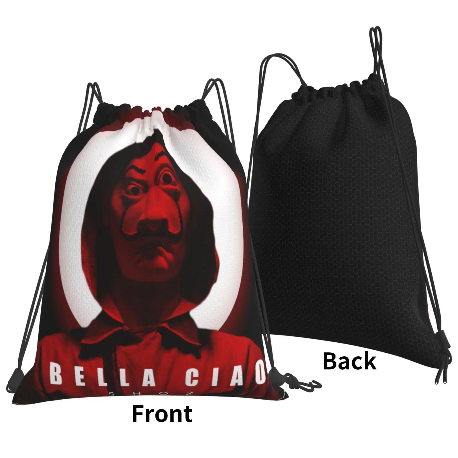 Bella Ciao 6 Backpacks Bags Shoe Bag Pouches Packing Bags Bag Anime Bag Women'S