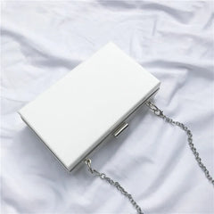 Bella Joy Acrylic Clutch Chain Box Women Shoulder Bags