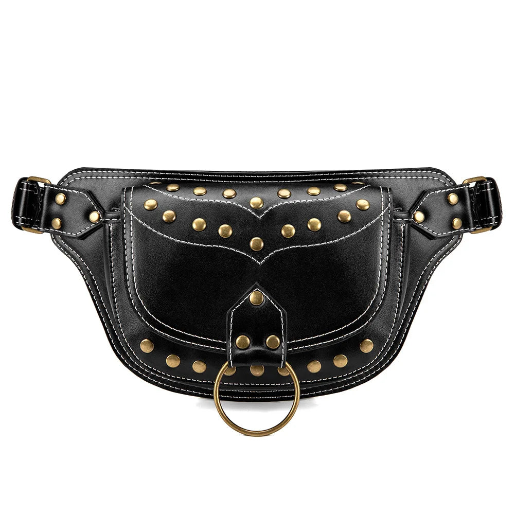 Banana Punk Tactical Waist Bag Leg Fanny Pack Men Chest Bag