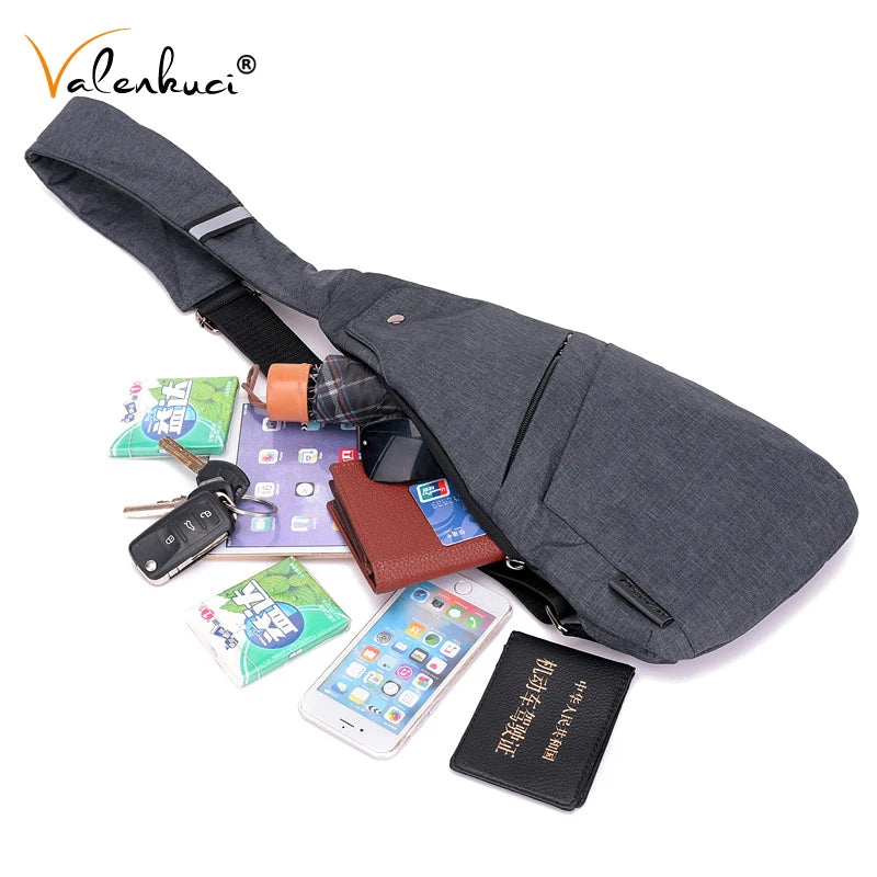 Waterproof Anti-Theft Sling Bag for Men